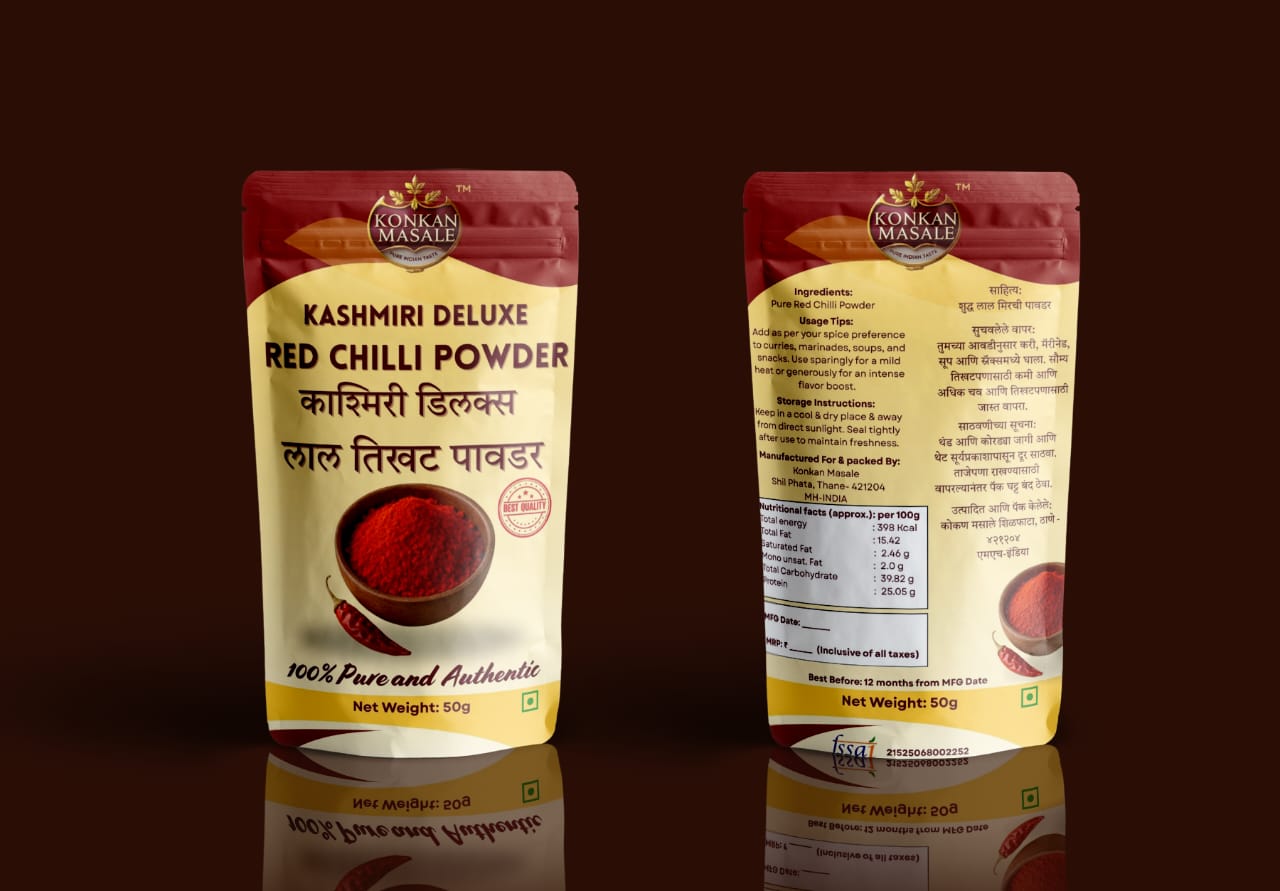 Kashmiri mirchi powder Konkan masale